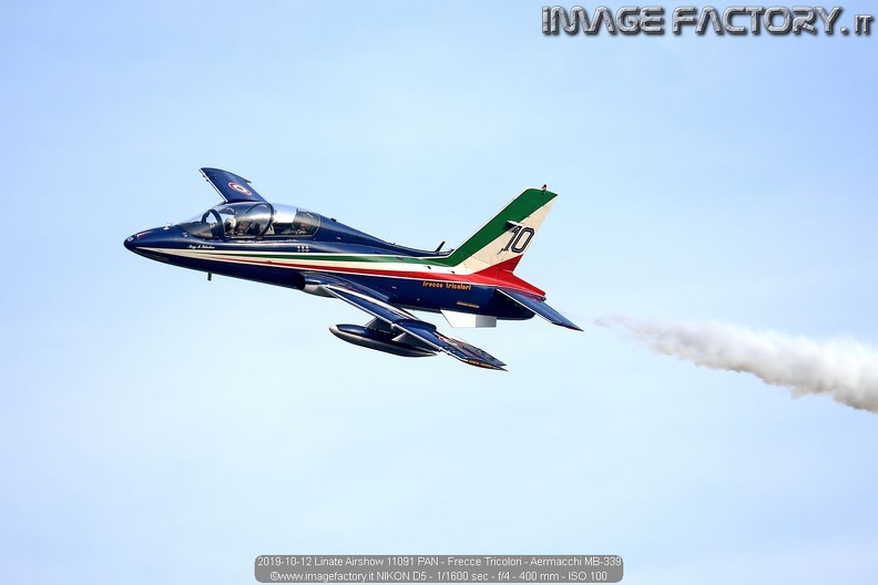 2019-10-12 Linate Airshow 11091 PAN - Frecce Tricolori - Aermacchi MB-339.jpg